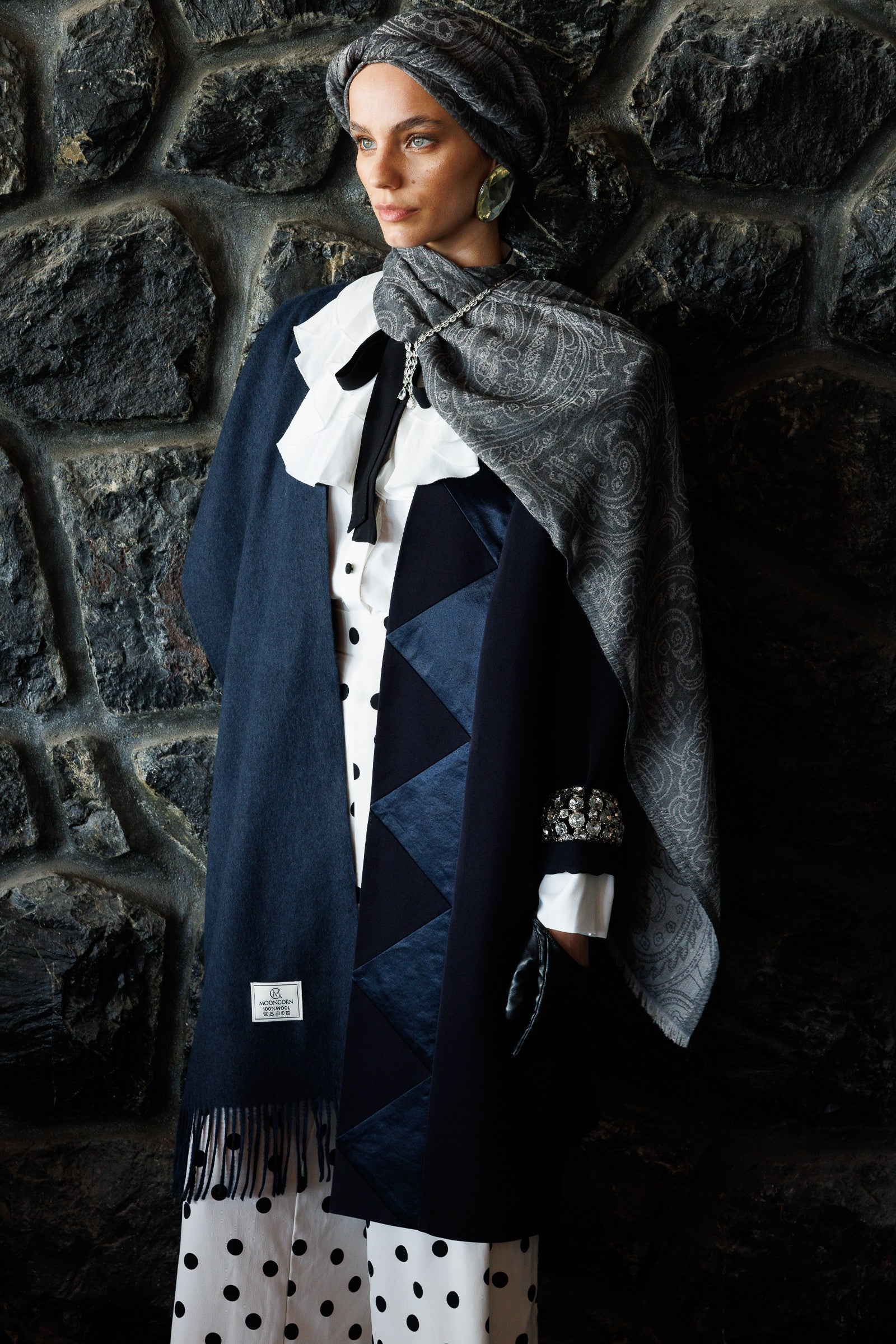 Rumi Desen Yün Kaşmir Şal