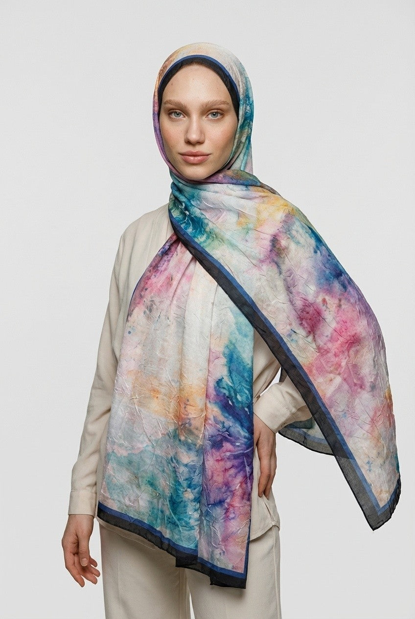 Aqua Desen Neo Crash Şal