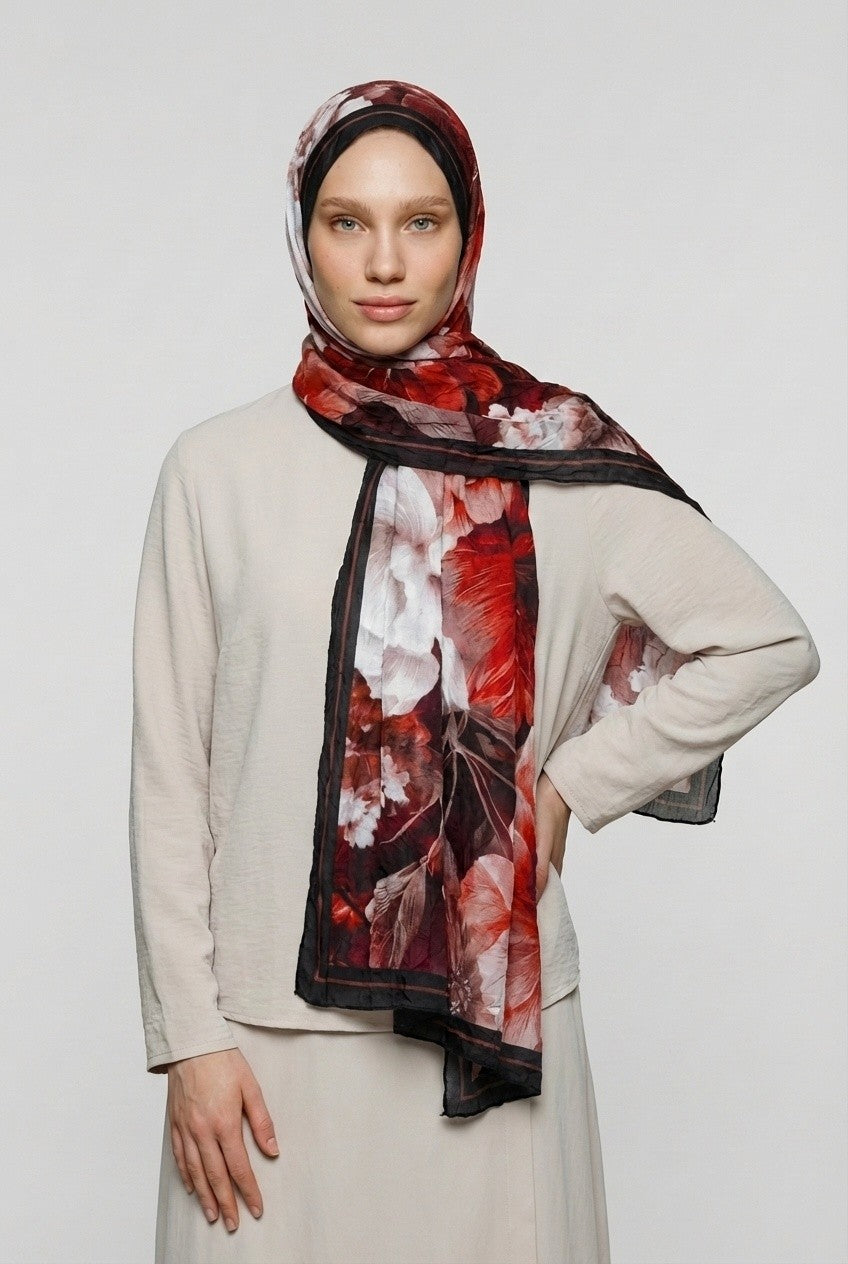 Blossom Desen Neo Crash Şal