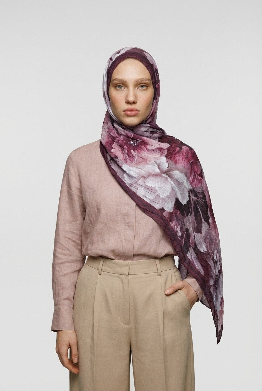 Blossom Desen Neo Crash Şal