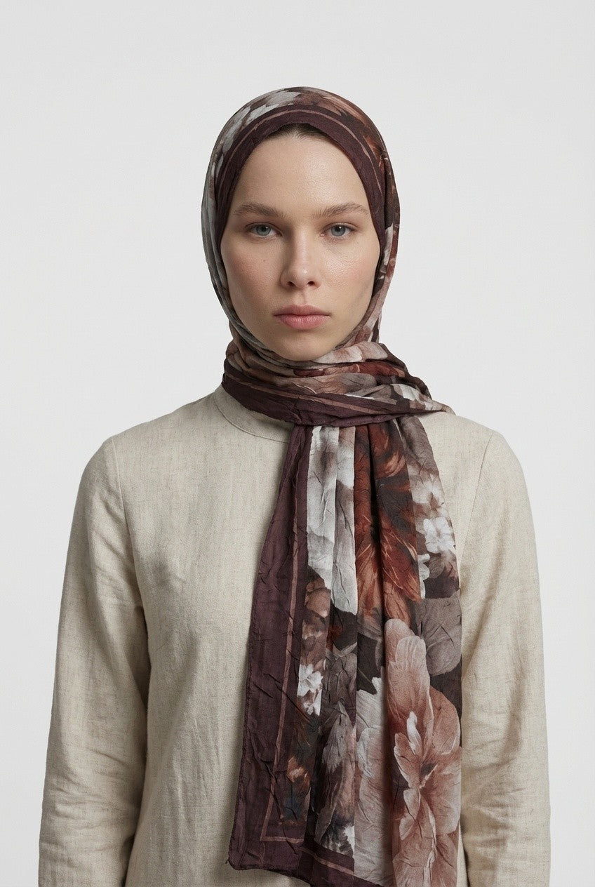 Blossom Desen Neo Crash Şal