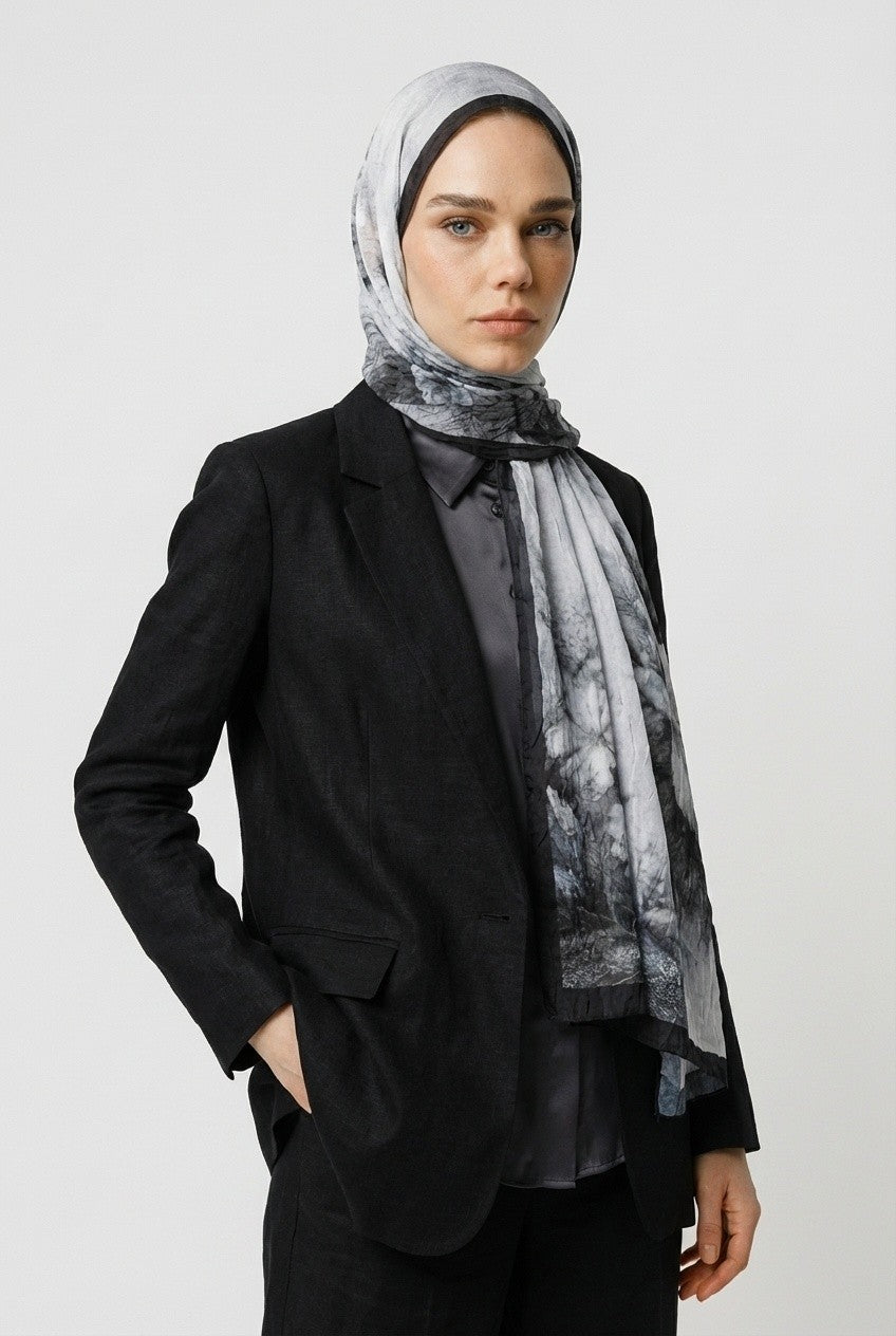 Grown Desen Neo Crash Şal