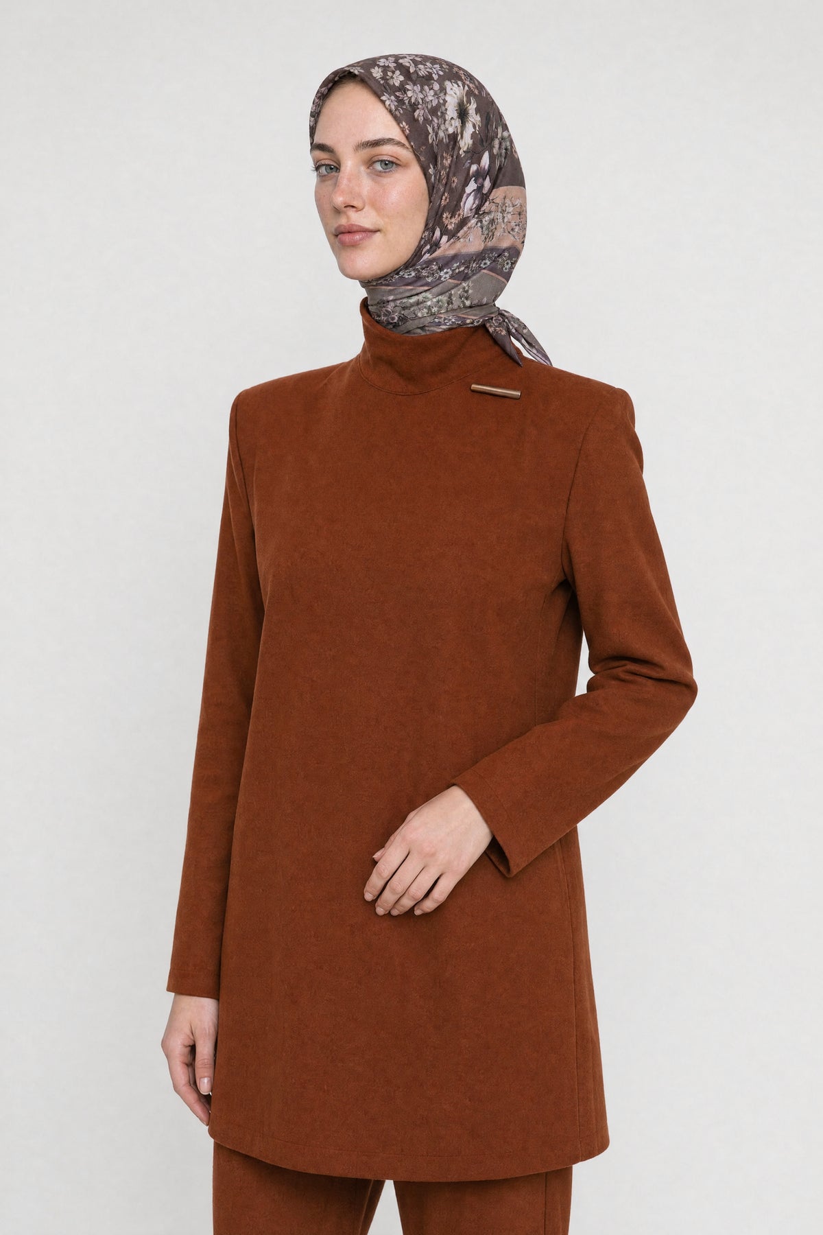 Orlienne Desen Organik Eşarp - Lavanta