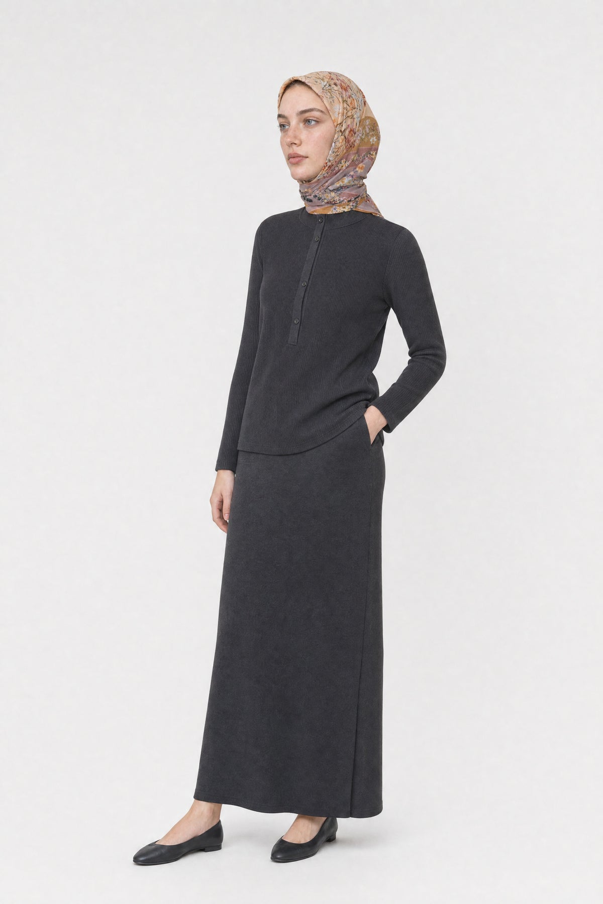 Orlienne Desen Organik Eşarp - Somon