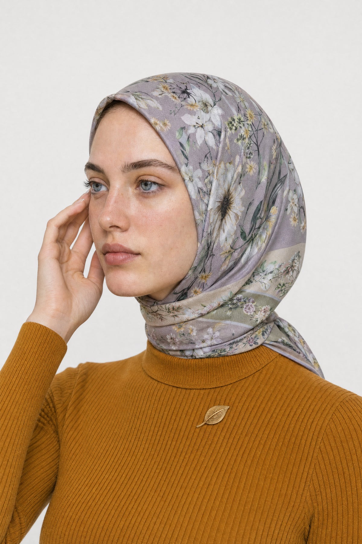Orlienne Desen Organik Eşarp - Çağla