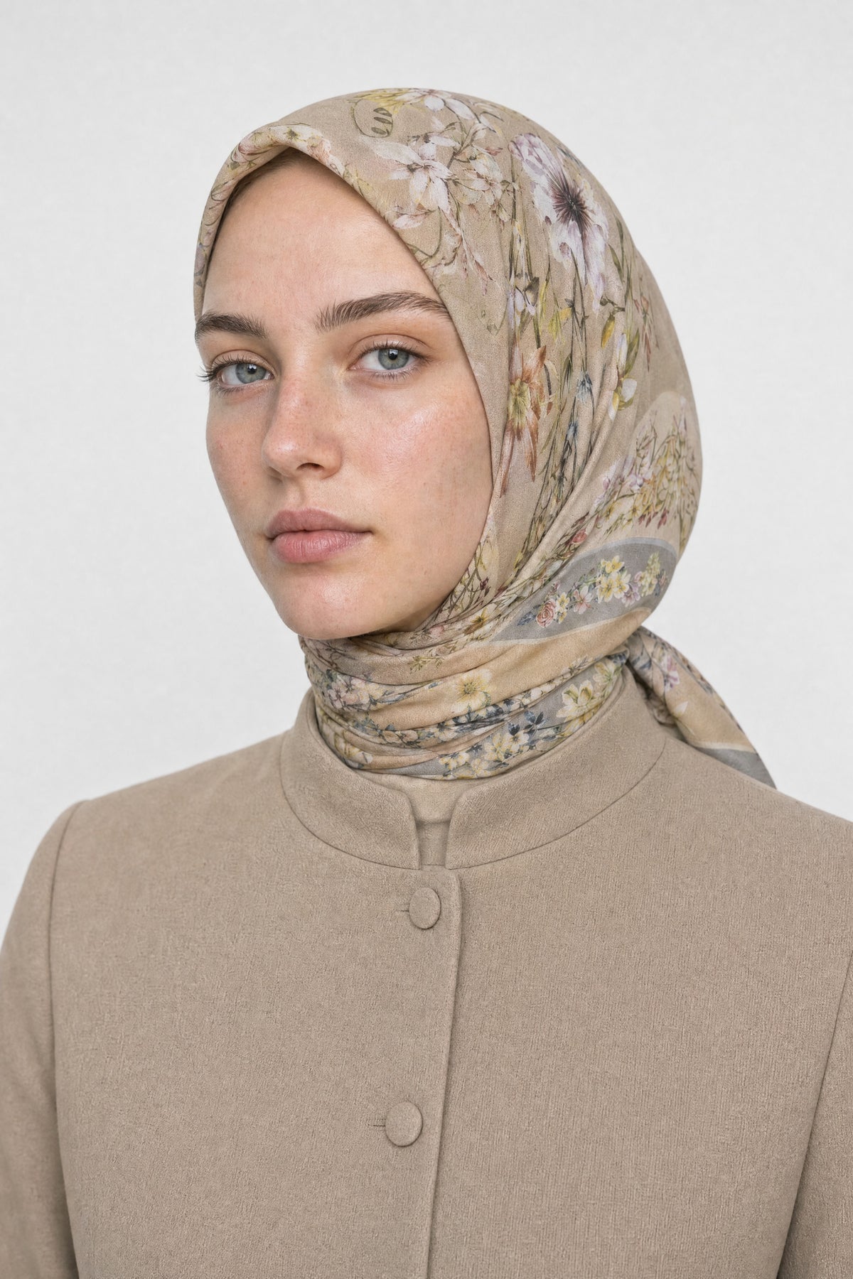Orlienne Desen Organik Eşarp - Soft Yeşil